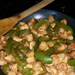 A picture of Stir-Fried Spicy Chicken Tenders.