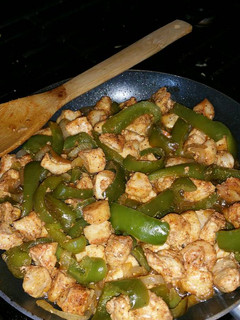A picture of Stir-Fried Spicy Chicken Tenders.