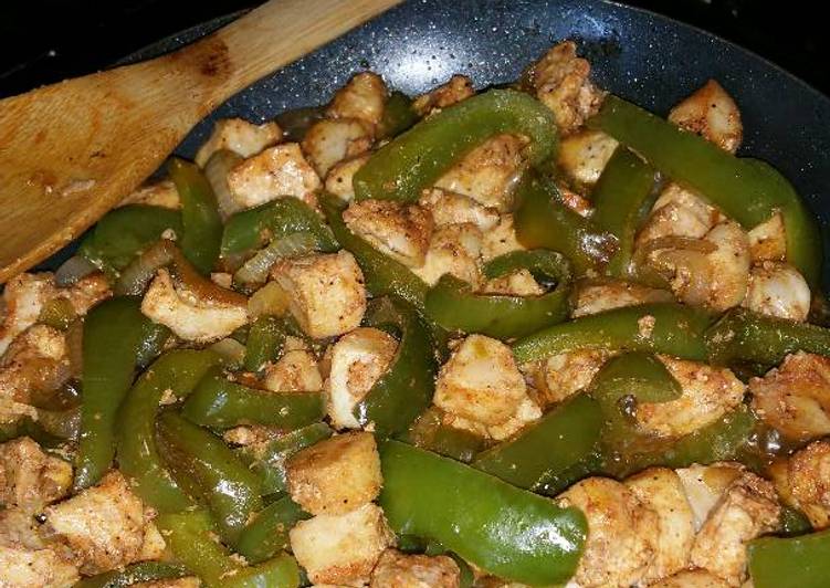 Steps to Prepare Ultimate Stir-Fried Spicy Chicken Tenders