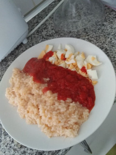 Una foto de Arroz a la cubana a mi estilo