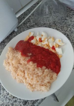 Una foto de Arroz a la cubana a mi estilo
