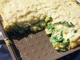 Torta Verde con Espinaca y Salsa Blanca