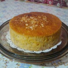 A picture of Banana Crunch using Pancake Mix.