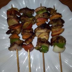 A picture of Chicken kebab.