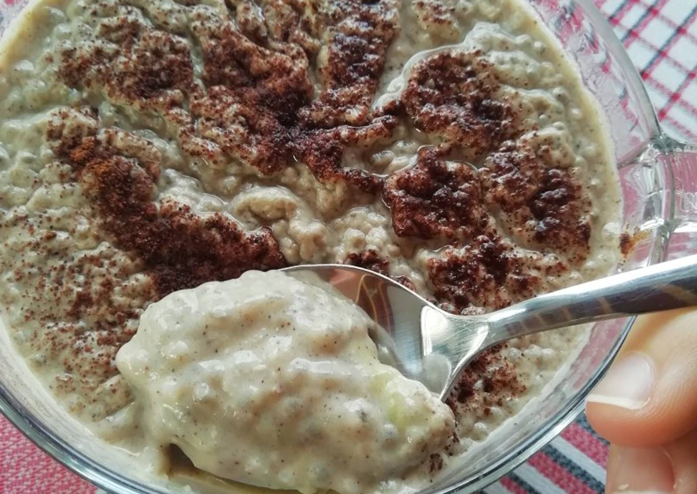 Porridge saludable estilo arroz con leche