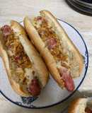Hot dogs gratinados en airfryer