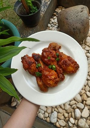 Foto resep Ayam panggang santan pedas