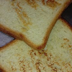 A picture of Roasted bread slices.