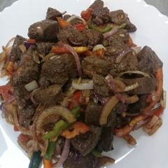 A picture of Fried Beef Liver.