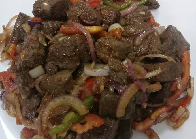 Fried Beef Liver Recipe by liz Ngugi. - Cookpad