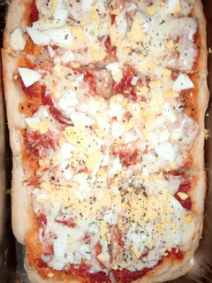 Una foto de Pizza casera