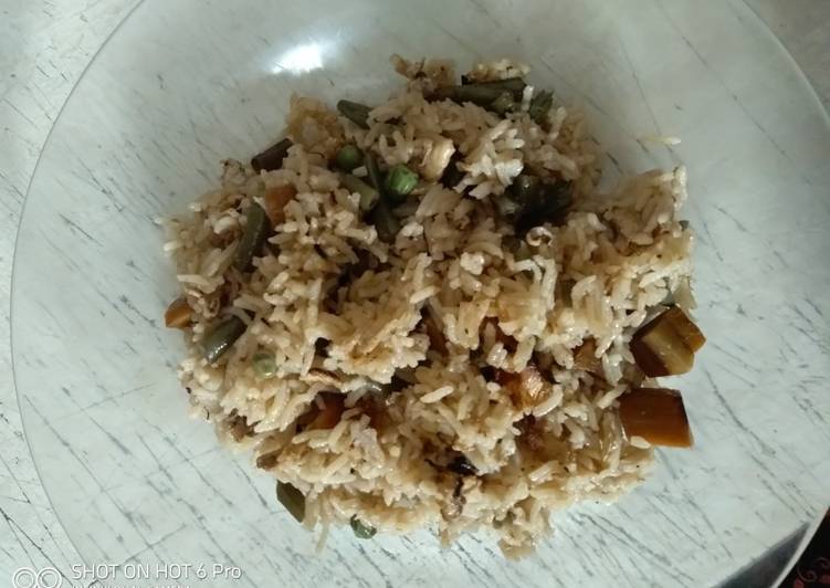 Simple Way to Make Any-night-of-the-week Chinese rice#jikonichallenge