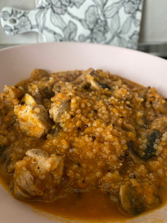 Una foto de Guiso de magra de cerdo con quinoa