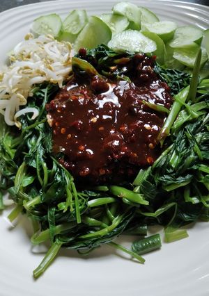 Foto resep Rujak Kangkung