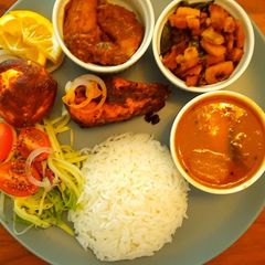 A picture of Yam stir fry (In Malayalam…chena mezhukkupuratty).