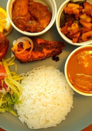 A picture of Yam stir fry (In Malayalam…chena mezhukkupuratty).