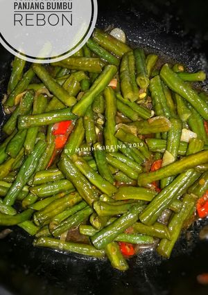 Foto resep Tumis kacang panjang bumbu rebon