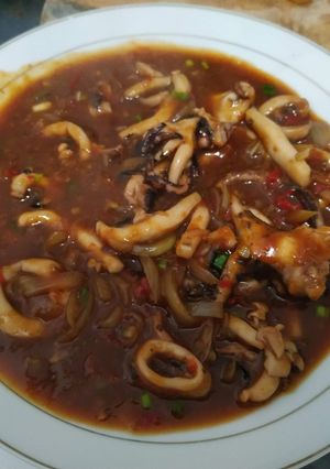 Foto resep Cumi Saos Padang