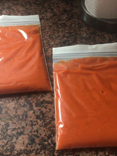 Una foto de Salsa de tomate casera en Thermomix