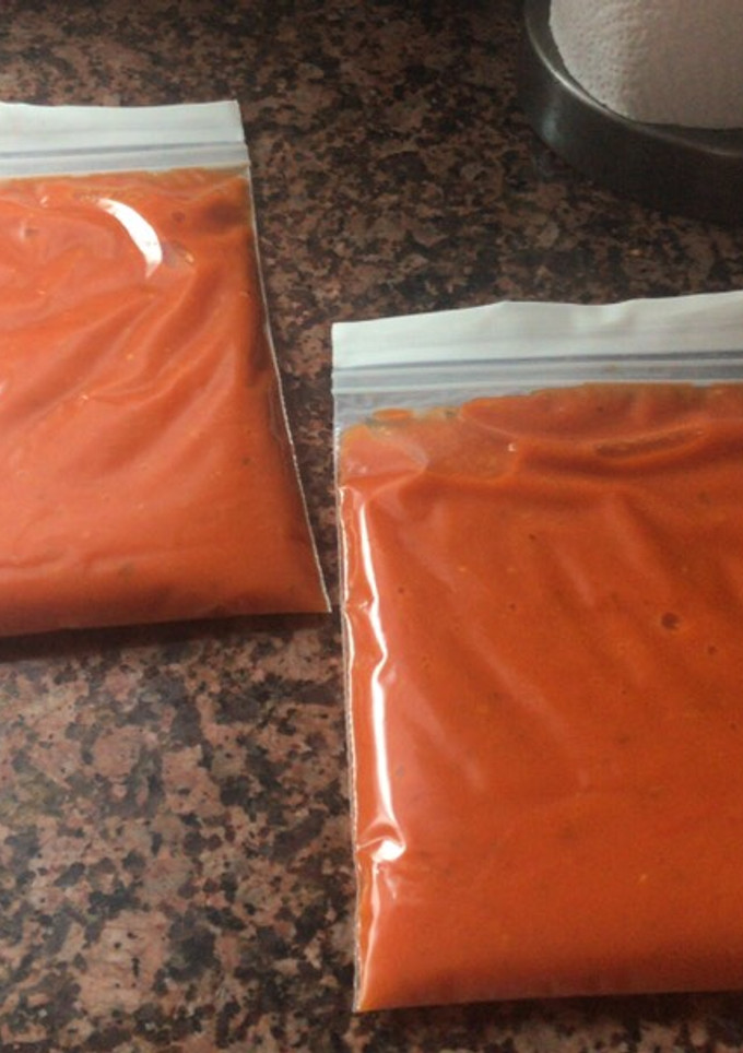 Una foto de Salsa de tomate casera en Thermomix