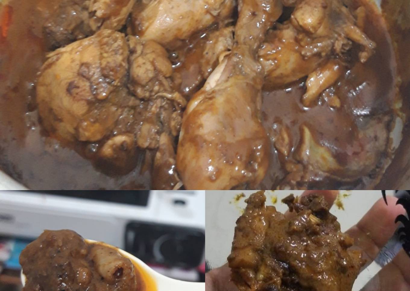 Ayam bumbu rendang (instan) anti gagal, simple