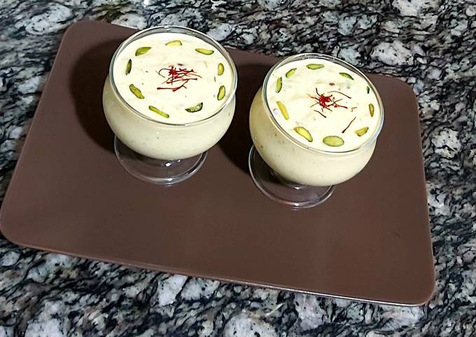 Lauki (doodhi) custard!