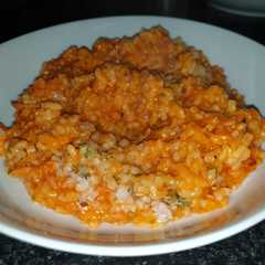 Una foto de Arroz a la cubana