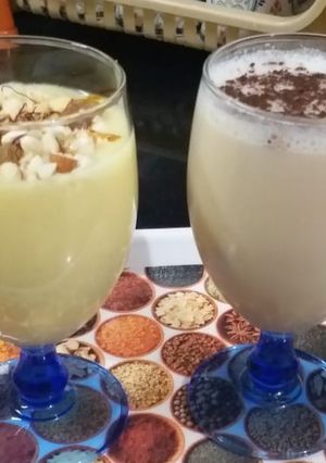 Mango vanilla smoothie and Thick shake vanilla smoothie recipe in Hindi रेसिपी मुख्य फोटो