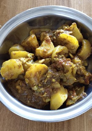 A picture of Aloo tinda masala.
