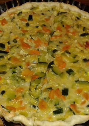 Una foto de Tarta de zapallitos
