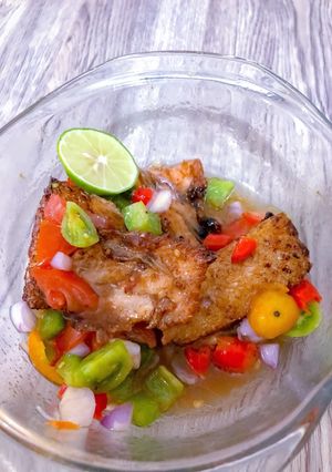 Foto resep Salmon Dabu Dabu