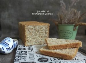 Foto resep Roti Gandum Oatmeal (Tanpa Telur)