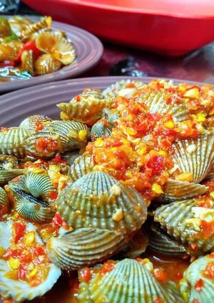 Foto resep Kerang Dara - Saos Balado Telur