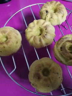 Una foto de Mini bizcochos de calabaza y zanahoria con avena