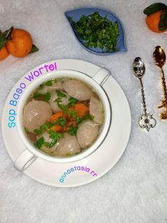 Foto resep Sop baso wortel