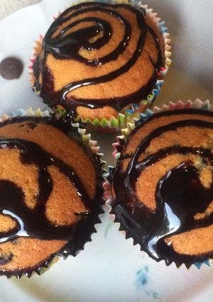 O poză a rețetei Muffin cu ciocolată.