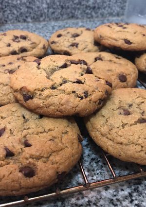 Una foto de Galletitas/Cookies veganas de chips de chocolate
