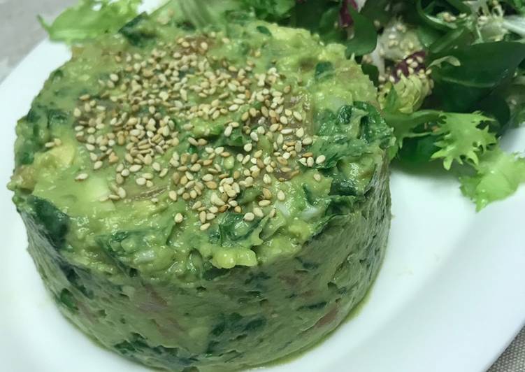 Ensalada de “falso guacamole”