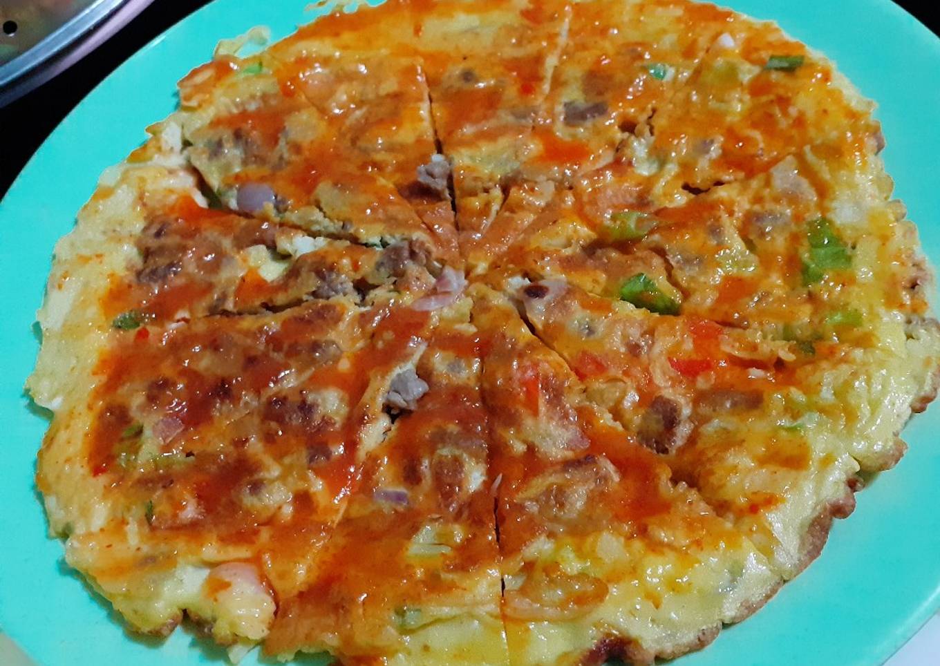 Pizza telor simple enak