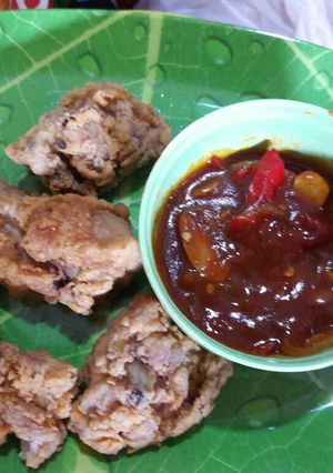 Foto resep Ayam tepung crispy saos mentega asam manis pedas