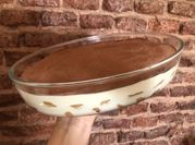 Una foto de tiramisú con queso mascarpone