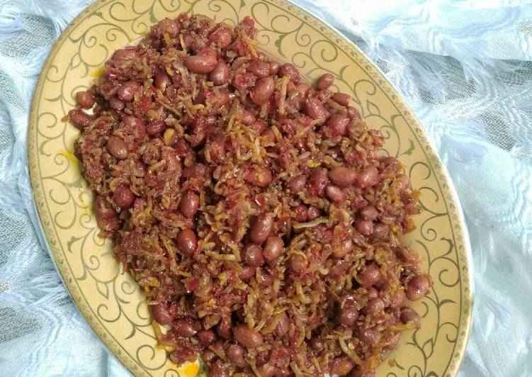 Resep masakan Balado Teri Kacang | Cara Bikin Balado Teri Kacang Yang Bikin Ngiler