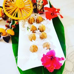 A picture of Wheat flour Modak.