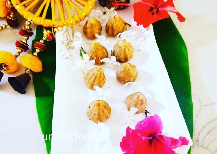 Simple Way to Make Homemade Wheat flour Modak