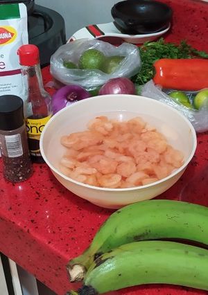 Una foto de Ceviche de camarón Colombiano