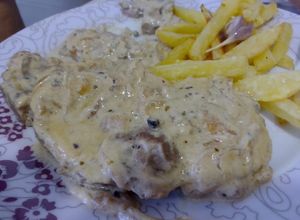 Una foto de Filetes de cerdo con bayas de enebro