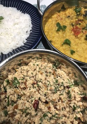 A picture of Pink salmon bhorta.