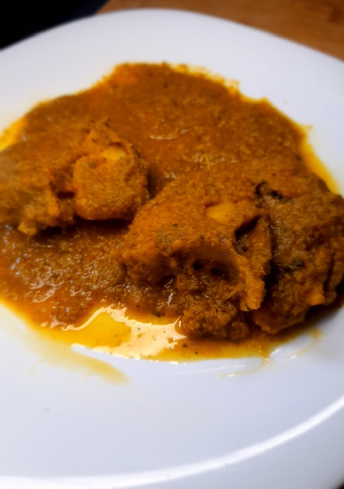 Una foto de Merluza en salsa de marisco