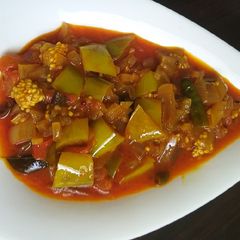 A picture of Brinjal Semi Gravy(tamarind thokku).