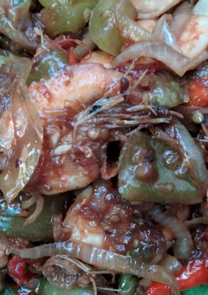 Foto resep Udang lada hitam (Simple)